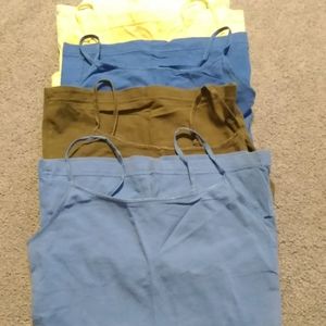 Arizona bra lined tank lot of 5